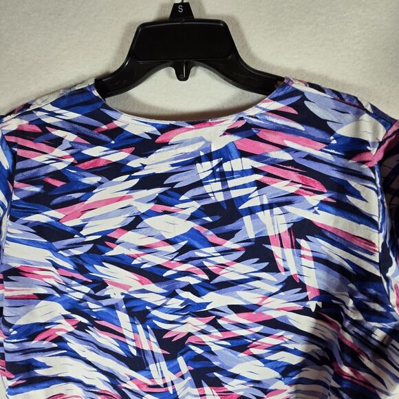 Womens Short Sleeve V Neck Scrub Top  Print Size Large - Picture 14 of 15